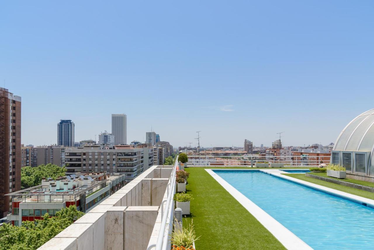 Apartament Charming Eurobuilding Skyline Madryt Zewnętrze zdjęcie